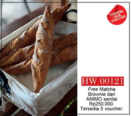 Animo Free Matcha Brownie Voucher