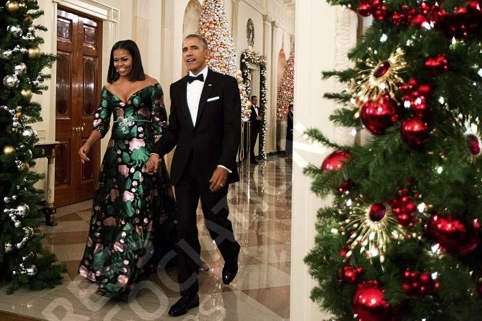 Spotted: Michelle Obama Mengenakan Gucci