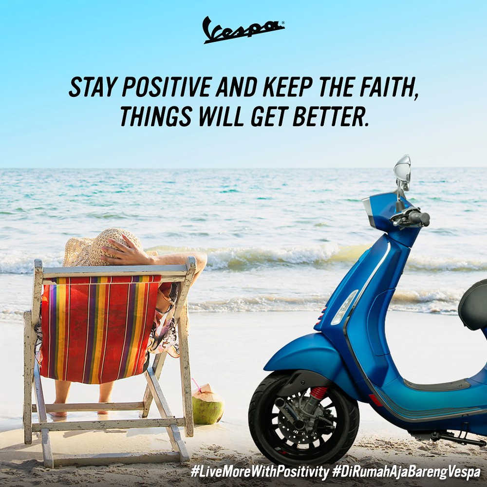 Vespa Mengadakan Kompetisi Digital #LiveMoreWithPositivity