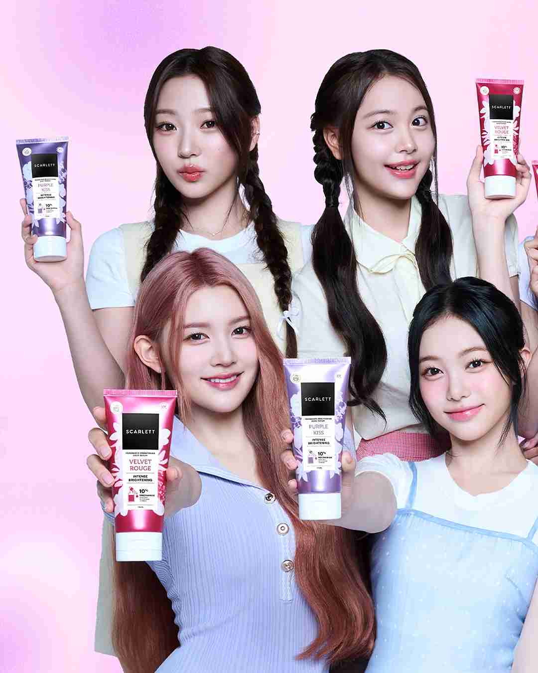 Gandeng Hearts2Hearts, Scarlett Hadirkan Body Serum Terbaru